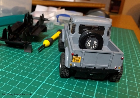 Land Rover slot cars