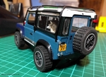  Land rover slot cars  3d model for 3d printers