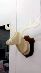 Modelo 3d de La decoración de los ciervos para impresoras 3d