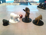  Bears for your tabletop game!  3d model for 3d printers