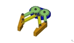  Simple robot claw  3d model for 3d printers