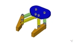  Simple robot claw  3d model for 3d printers