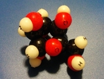 Modelo 3d de La molécula de construcción para impresoras 3d