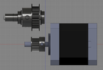  Belt geared um2 feeder upgrade  3d model for 3d printers