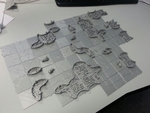  3d carcassonne game tiles  3d model for 3d printers