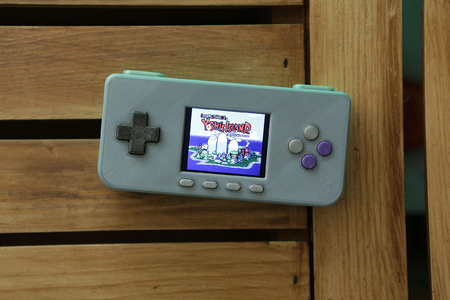  Pigrrl zero raspberry pi gameboy  3d model for 3d printers