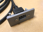  Usb panel mount  3d model for 3d printers