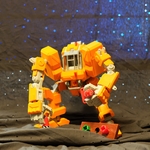  Heavy construction walker (action figure)  3d model for 3d printers