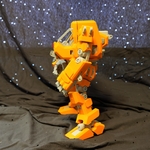 Modelo 3d de Construcción pesada walker (figura de acción) para impresoras 3d