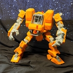  Heavy construction walker (action figure)  3d model for 3d printers