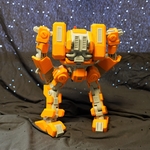  Heavy construction walker (action figure)  3d model for 3d printers