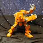  Heavy construction walker (action figure)  3d model for 3d printers