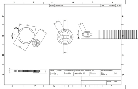  Geared follow focus  3d model for 3d printers