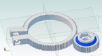  Geared follow focus  3d model for 3d printers