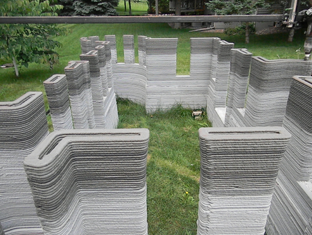  3d house printer - concrete castle  3d model for 3d printers