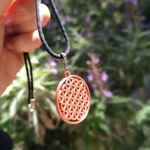  Flower of life pendant  3d model for 3d printers