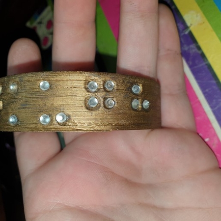 Braille Pulsera