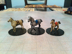  Horses for you tabletop game!  3d model for 3d printers