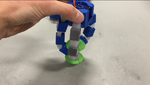  Simple robotic gripper  3d model for 3d printers