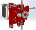 Modelo 3d de Hercustruder para impresoras 3d