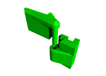  Um2 friction mounted removable door, hinge and latch set   3d model for 3d printers