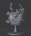  Wacky inflatable flailing eyeball monster (updated)  3d model for 3d printers