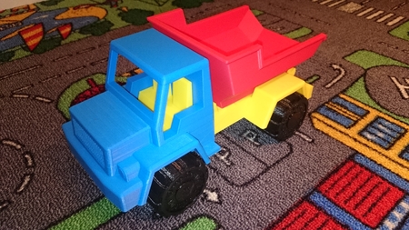 Modelo 3d de Juguete de dump truck para impresoras 3d