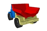  Toy dump truck  3d model for 3d printers