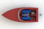 Modelo 3d de Impreso en 3d jet boat v2 para impresoras 3d