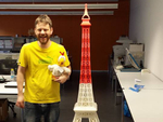  Eiffel tower 1900 mm  3d model for 3d printers