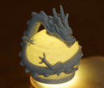  Dragon on the crystal ball  3d model for 3d printers