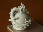  Dragon on the crystal ball  3d model for 3d printers