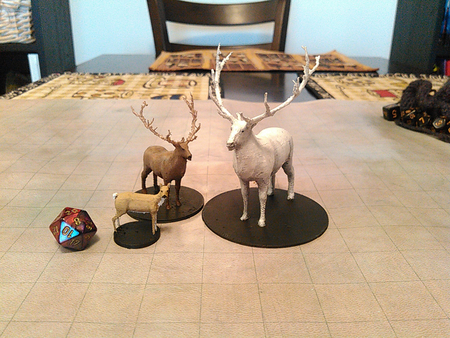 Deer, Elk, and Spirit Elk