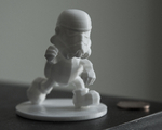 Modelo 3d de Stormtroopa (stormtrooper + koopa troopa estatua) para impresoras 3d