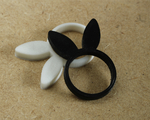 Modelo 3d de Conejo anillo para impresoras 3d