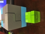Modelo 3d de Ataúd de la media hora de cubo para impresoras 3d