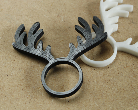  Deer ring  3d model for 3d printers