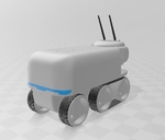 Modelo 3d de Levi rover raspberry pi robótica modular de la plataforma para impresoras 3d