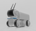 Modelo 3d de Levi rover raspberry pi robótica modular de la plataforma para impresoras 3d