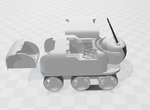 Modelo 3d de Levi rover raspberry pi robótica modular de la plataforma para impresoras 3d