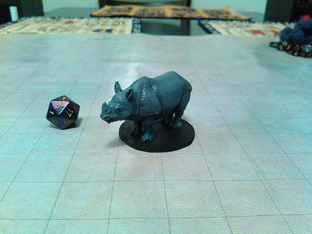  Rhino for tabletop gaming  3d model for 3d printers