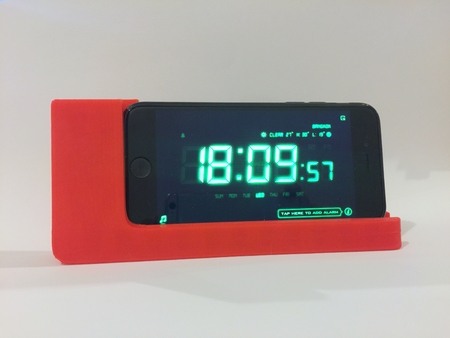 Modelo 3d de Iphone 6 reloj de pie muelle de carga para impresoras 3d