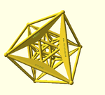 Modelo 3d de HypergranatoÈdre (# 3dspirit) maths art design para impresoras 3d