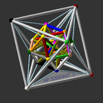 Modelo 3d de HypergranatoÈdre (# 3dspirit) maths art design para impresoras 3d