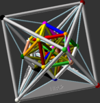 Modelo 3d de HypergranatoÈdre (# 3dspirit) maths art design para impresoras 3d