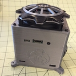  Printrboard raspberry pi enclosure w/ fan  3d model for 3d printers