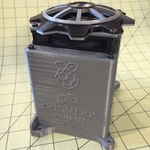  Printrboard raspberry pi enclosure w/ fan  3d model for 3d printers