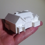 Modelo 3d de Modelo de arquitectura para impresoras 3d