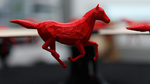  3d zoetrope: galloping horse  3d model for 3d printers