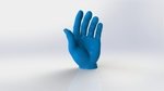  Human hand   3d model for 3d printers